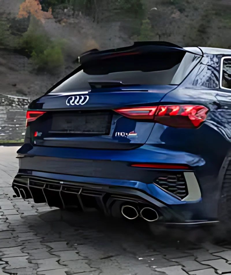 Arka Tampon Difüzörü – Audi S3-A3 Sline 8Y Sportback 2020-2024