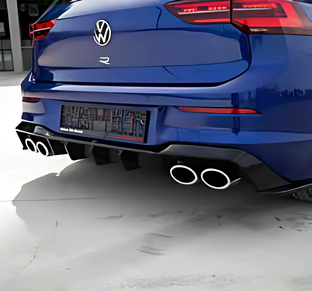 Arka Tampon Difüzörü – VW Golf 8 R 2020-2024